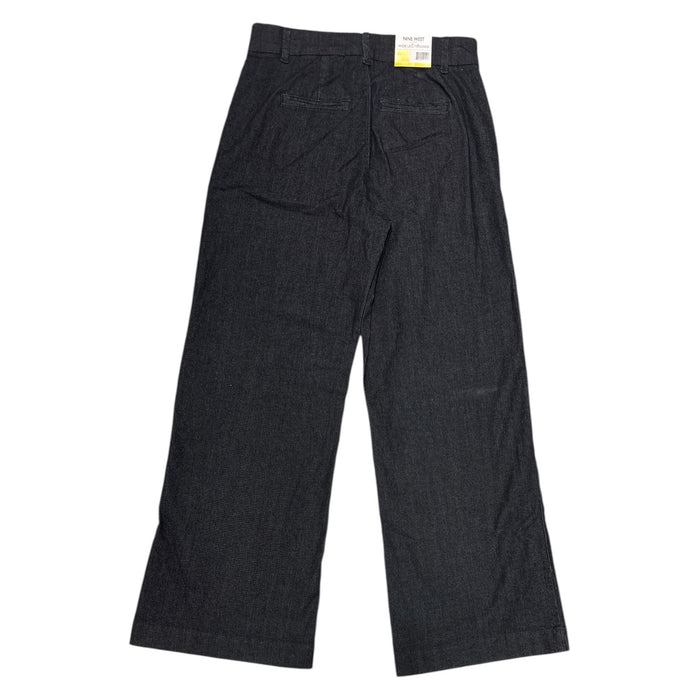 Nine West Women's Classic Fit Wide Leg Soft Stretch Denim Trouser Pant