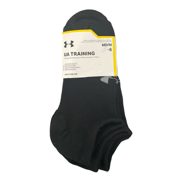 Under Armour Women's UA Training Cotton Blend No Show Socks, 6 Pairs