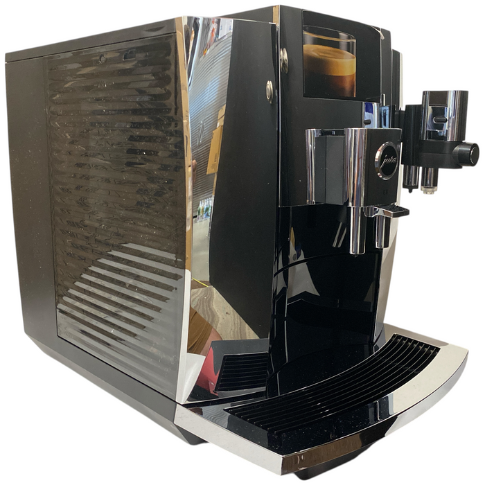 Jura E8 Chrome Fully Automatic Espresso Machine, 17 Brewing Options, 15371