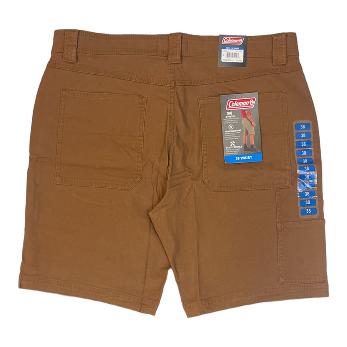 Coleman Men's Relaxed Fit Tear Resistant Stretch Utility Shorts