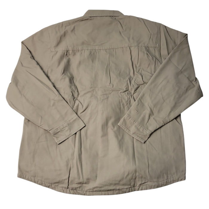Coleman Men's Fleece Lined Snap Closure Durable Canvas Shirt Jacket