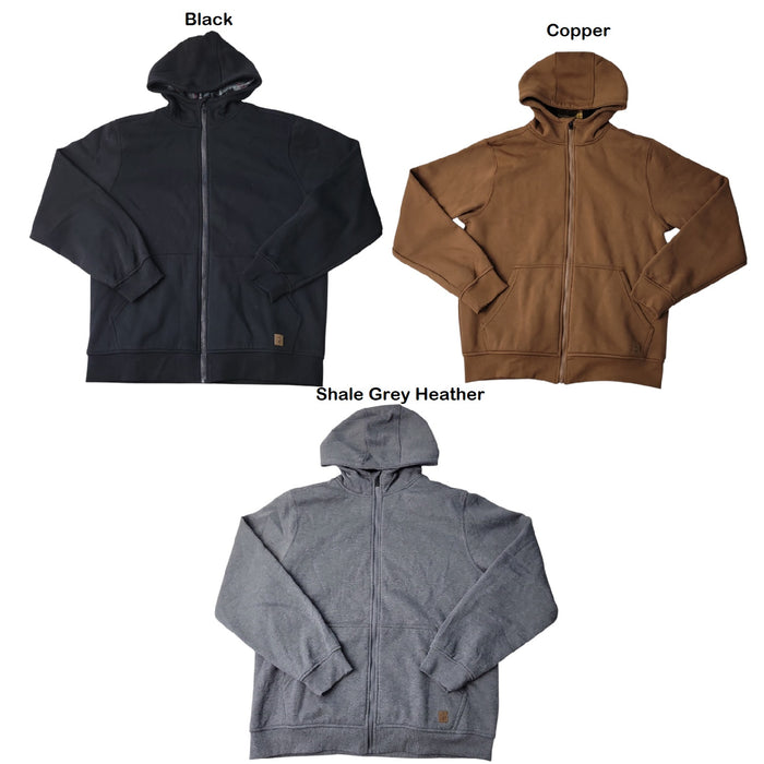 Coleman Men's Warm Polar Fleece Lined Full Zip Hoodie