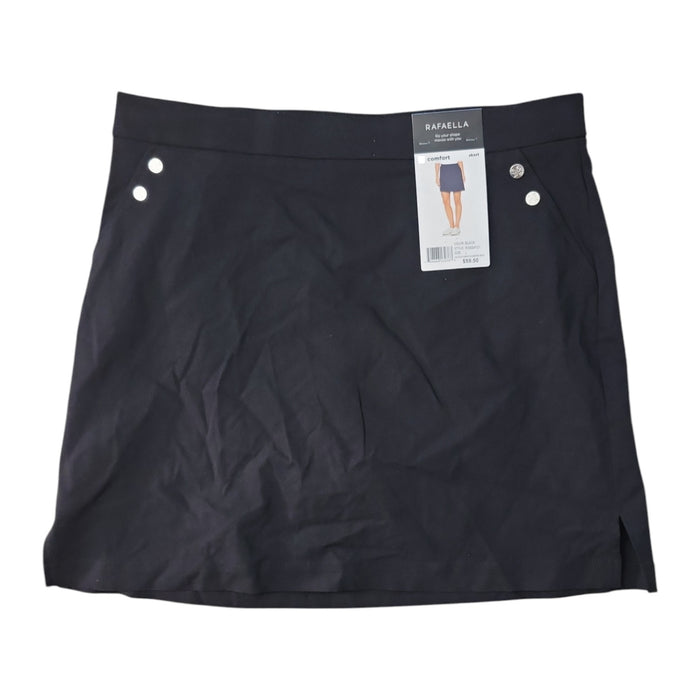 Rafaella Women's Elastic Waistband 18" Length Stretch Skort