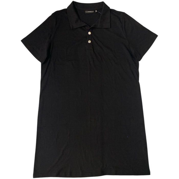 Rafaella Women's Plus Size Classic Fit Short Sleeve Dress