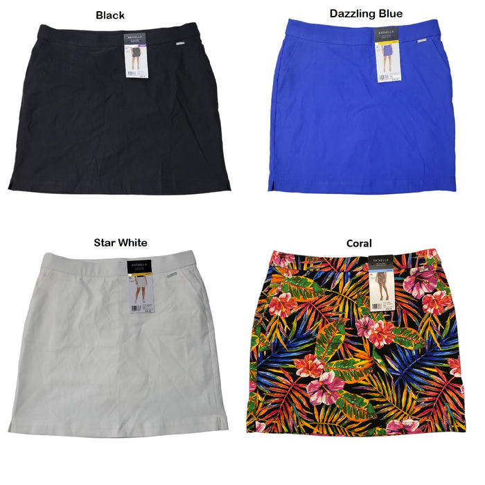 Rafaella Women's Stretch 18" Length Stretch Lux Skort