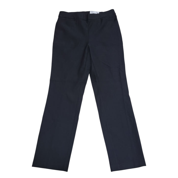 Rafaella Women's Pull-On Pockets Slim Straight Leg Stretch Pant, Plus Size