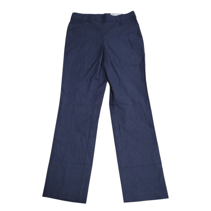 Rafaella Women's Pull-On Pockets Slim Straight Leg Stretch Pant, Plus Size