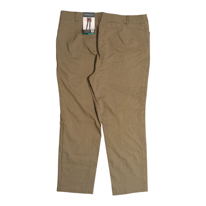 Rafaella Women's Pull-On Pockets Slim Straight Leg Stretch Pant