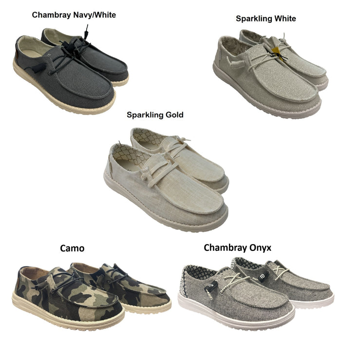 Hey Dude Women's Wendy Memory Foam Lightweight Slip-On Shoes