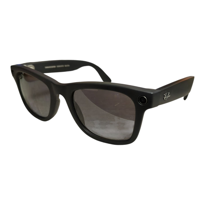 Ray-Ban Meta Wayfarer, Matte Black, Polar Gradient Graphite, Smart Sunglasses, L