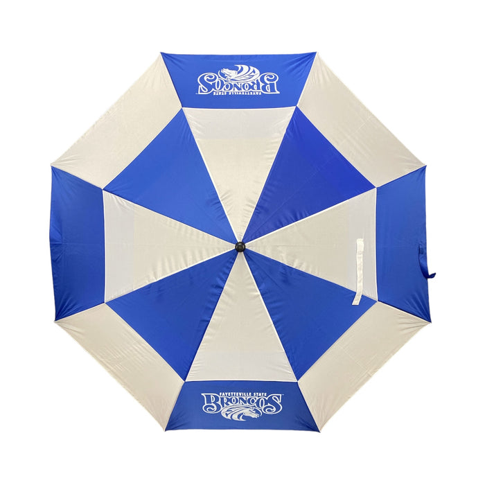 Logo Brands NCAA Oversized Vented Canopy 62" Umbrella, Fayetteville State