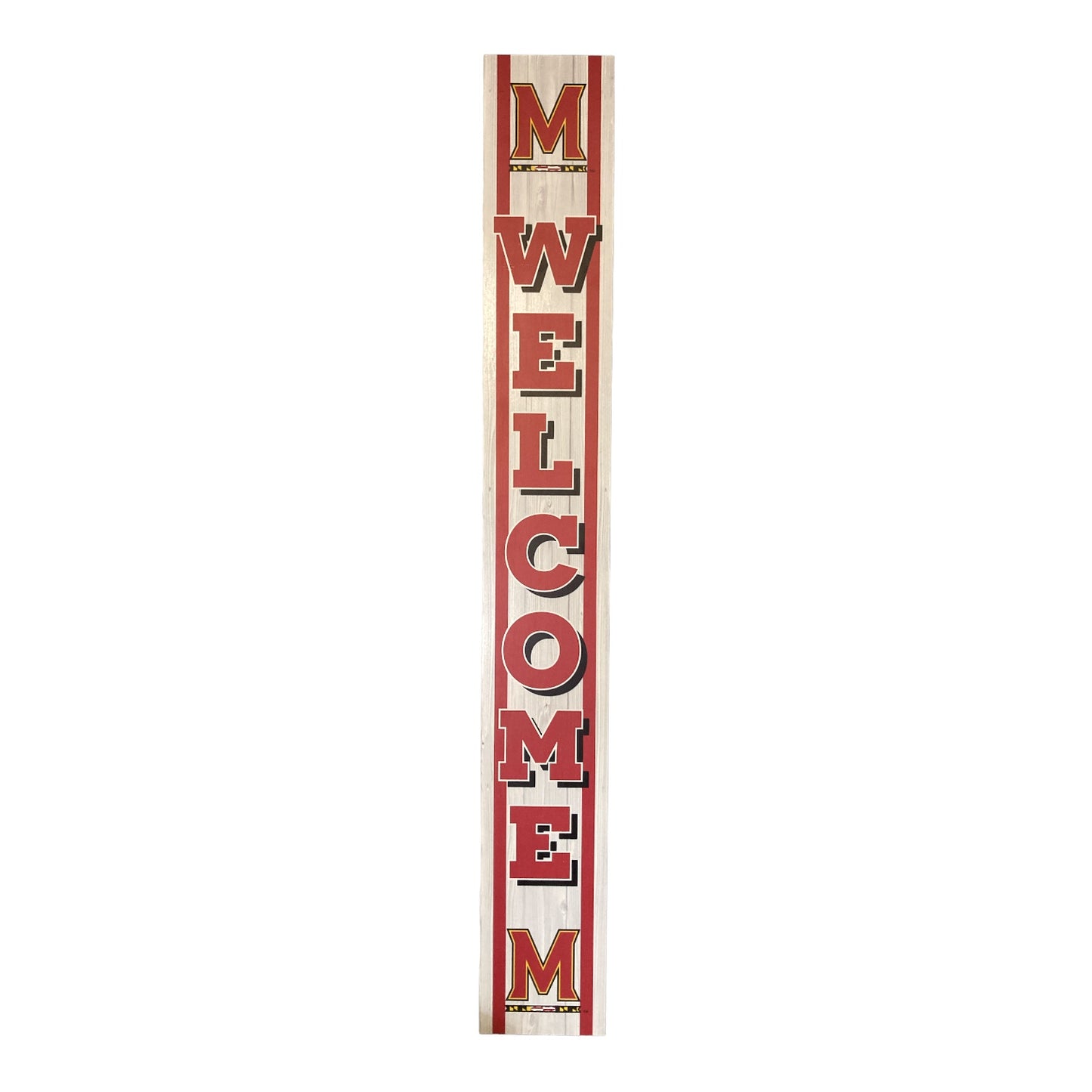 Official NCAA Licensed Weather Resistant Porch Greeter Sign, Maryland Terrapins