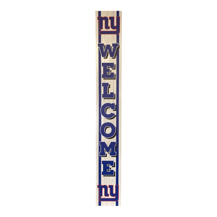 Official NFL Licensed Weather Resistant Porch Greeter Sign, New York Giants