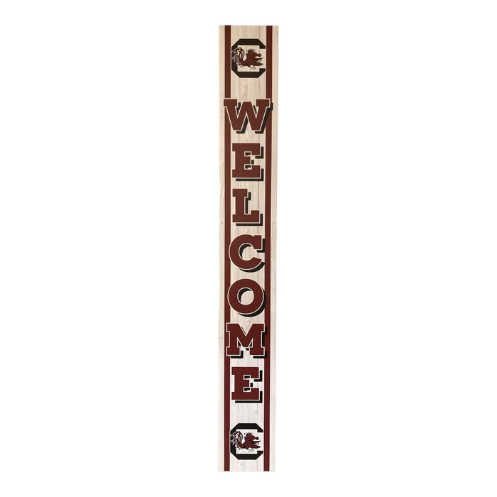 Official NCAA Licensed Weather Resistant Porch Greeter Sign, South Carolina Gamecocks