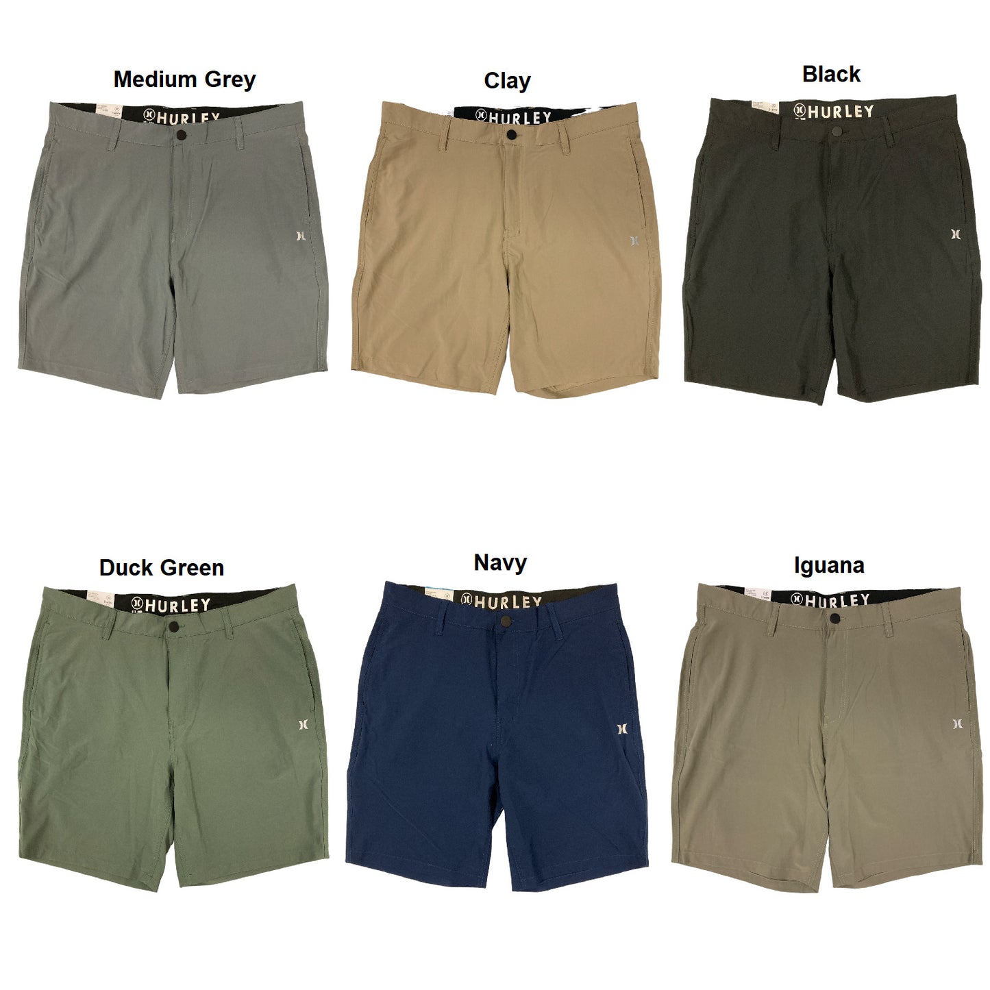 Hurley Men's Quick Dry Classic Fit Hybrid Walk Shorts
