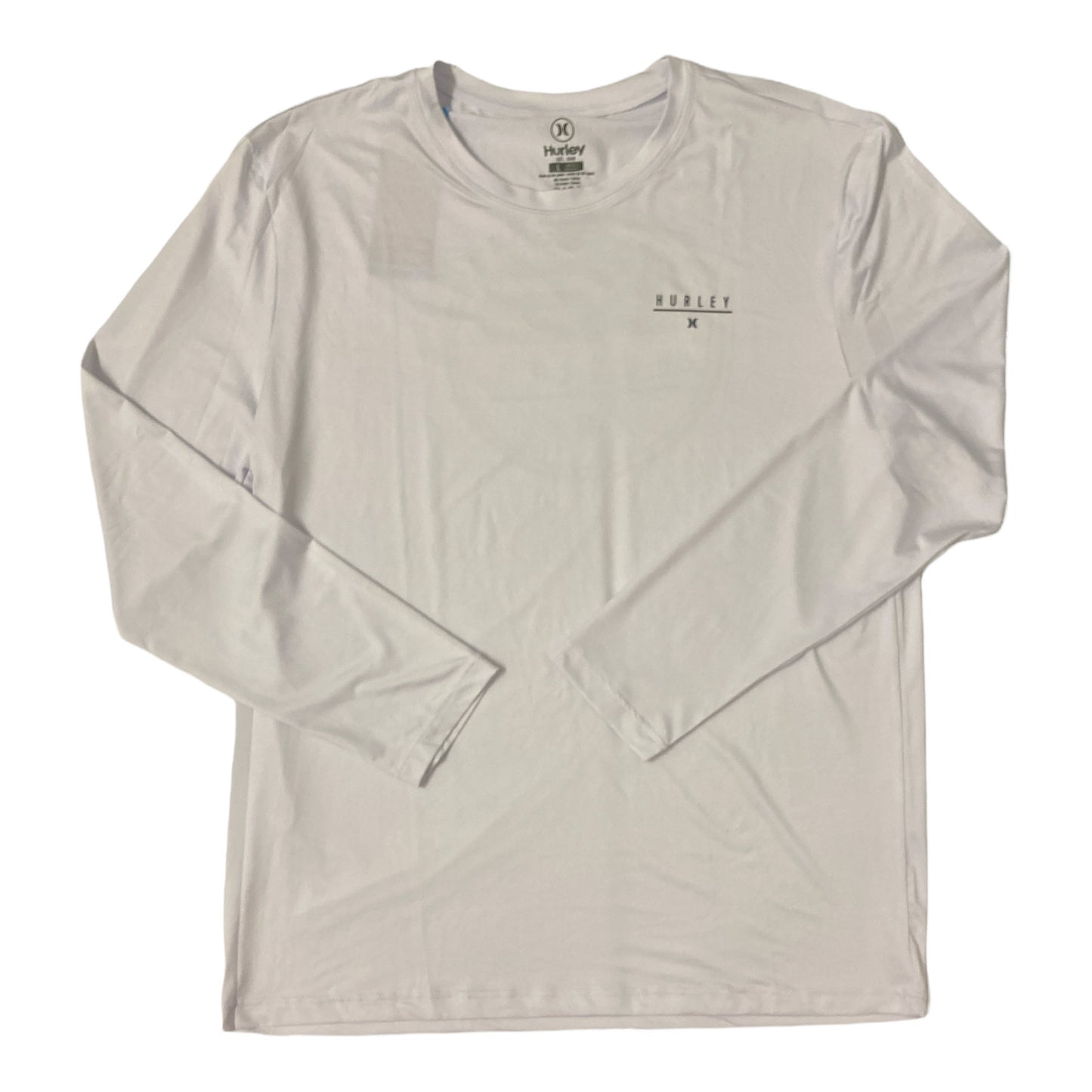Hurley Men's Long Sleeve Moisture Wicking Graphic Rash Guard Shirt