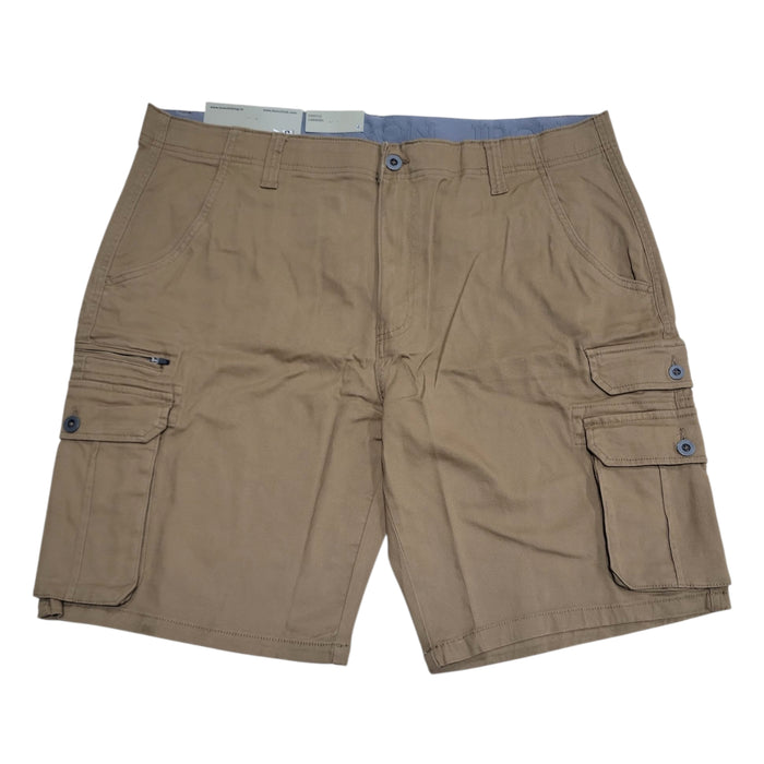 IRON Clothing Co Men's Stretch Twill Multi Pocket Cargo Short