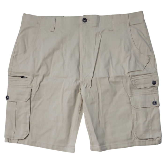 IRON Clothing Co Men's Stretch Twill Multi Pocket Cargo Short