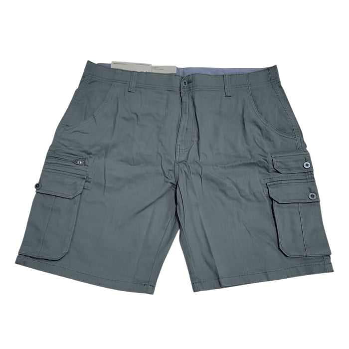 IRON Clothing Co Men's Stretch Twill Multi Pocket Cargo Short