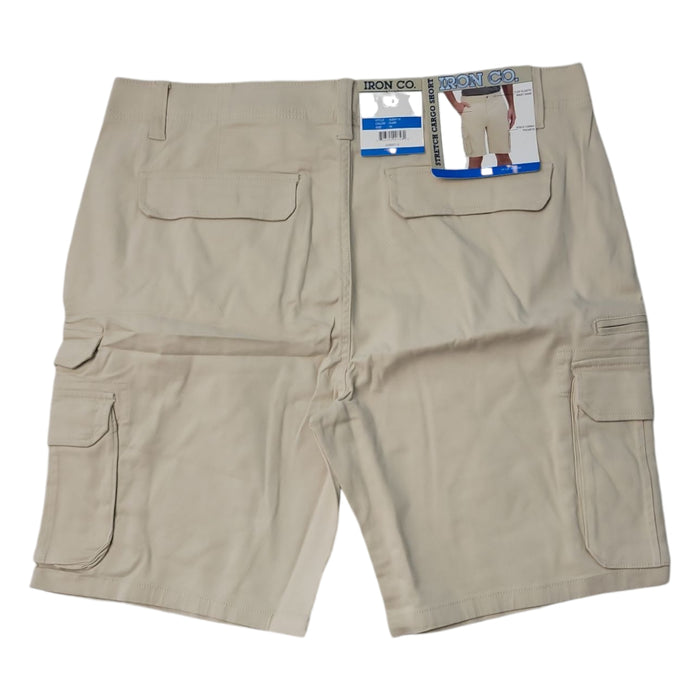 IRON Clothing Co Men's Stretch Twill Multi Pocket Cargo Short