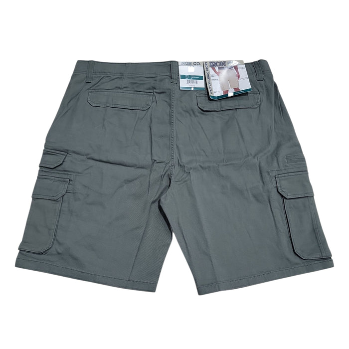 IRON Clothing Co Men's Stretch Twill Multi Pocket Cargo Short