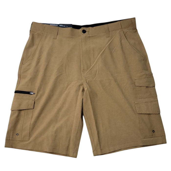 IRON Clothing Men's Flex Waistband Stretch Hybrid Multi Pocket Cargo Short