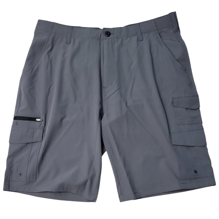 IRON Clothing Men's Flex Waistband Stretch Hybrid Multi Pocket Cargo Short