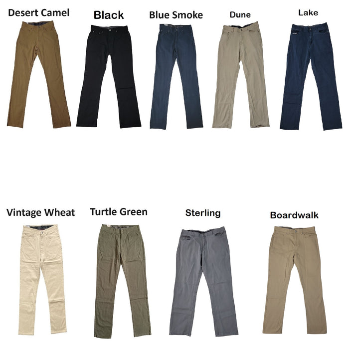Iron Co. Men's Classic Stretch Comfort Patriot Pants, Flexible Straight Leg