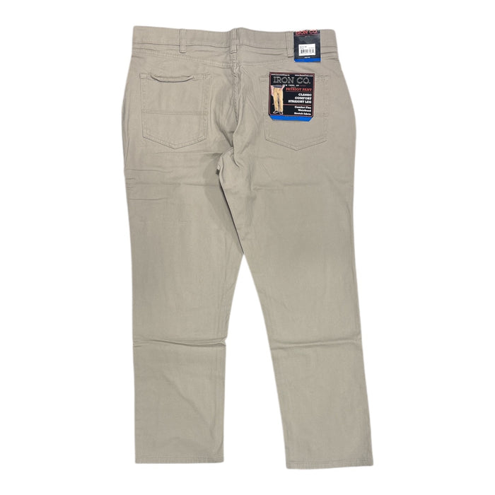 Iron Co. Men's Classic Stretch Comfort Patriot Pants, Flexible Straight Leg