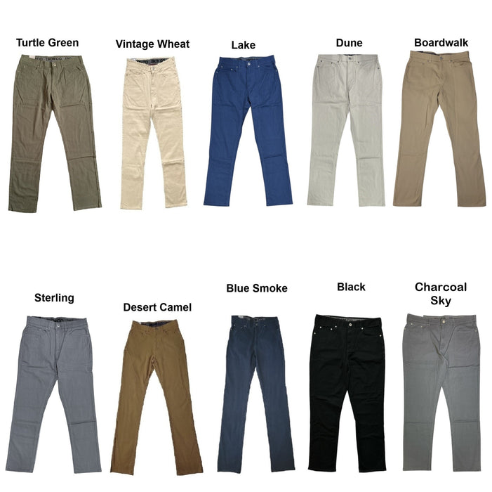 Iron Co. Men's Classic Stretch Comfort Patriot Pants, Flexible Straight Leg