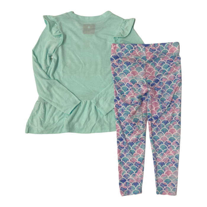 Hurley Girl's 2 Piece Long Sleeve Shirt & Legging Set