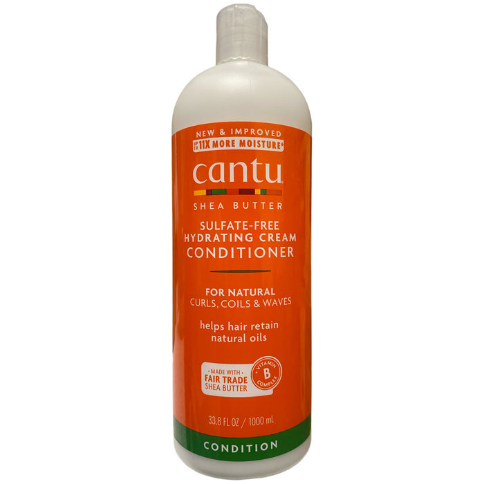 Cantu Fair Trade Shea Butter Cleansing Cream Conditioner, 33.8floz