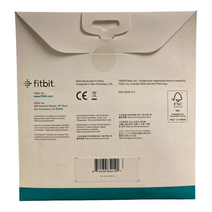 Fitbit Versa 3 & Sense Infinity Accessory Band, Black, Small