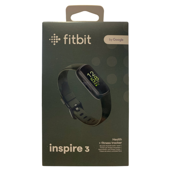 Fitbit Inspire 3 Health and Fitness, Midnight Zen, FB424BKBK-US