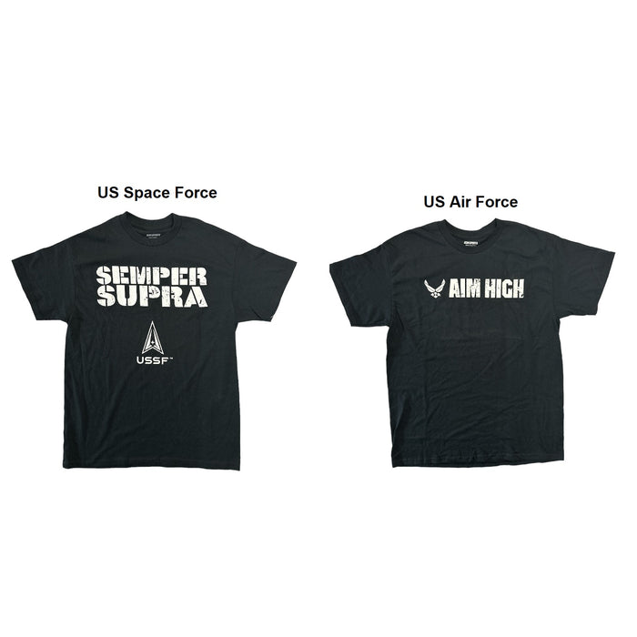 Icon Sports Men's Military Cotton Crewneck Short Sleeve T-Shirt