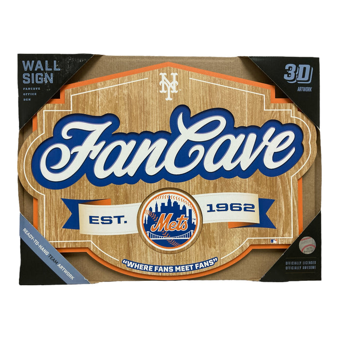 You The Fan! Major League Baseball Layered Fan Cave Sign