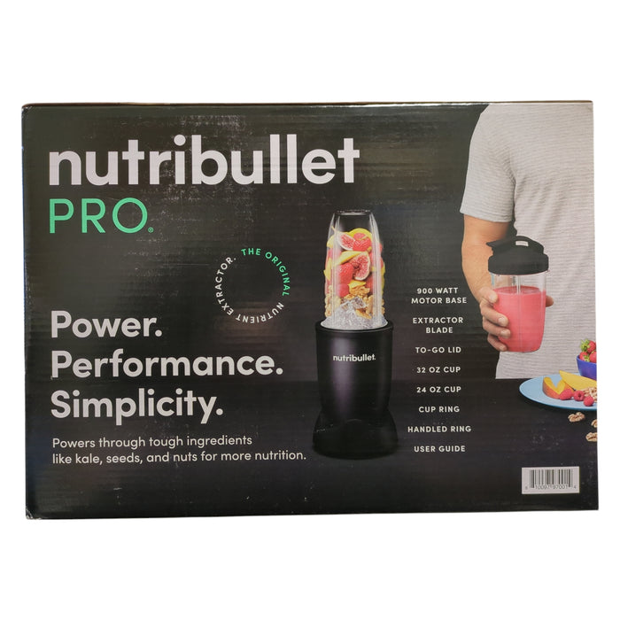 Nutribullet Pro 900-Watt Personal Blender System, Black, NB9-0901AK