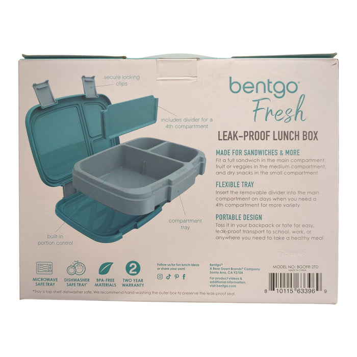 Bentgo Fresh Leak-proof Large Capacity Lunch Box, Teal