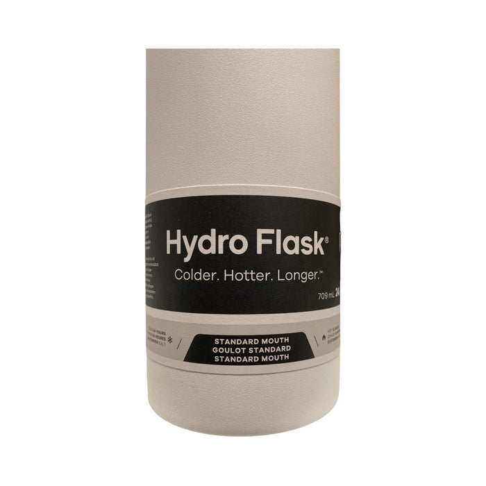 Hydro Flask 24oz Double Wall Vacuum Insulated Standard Mouth Water Bottle, White