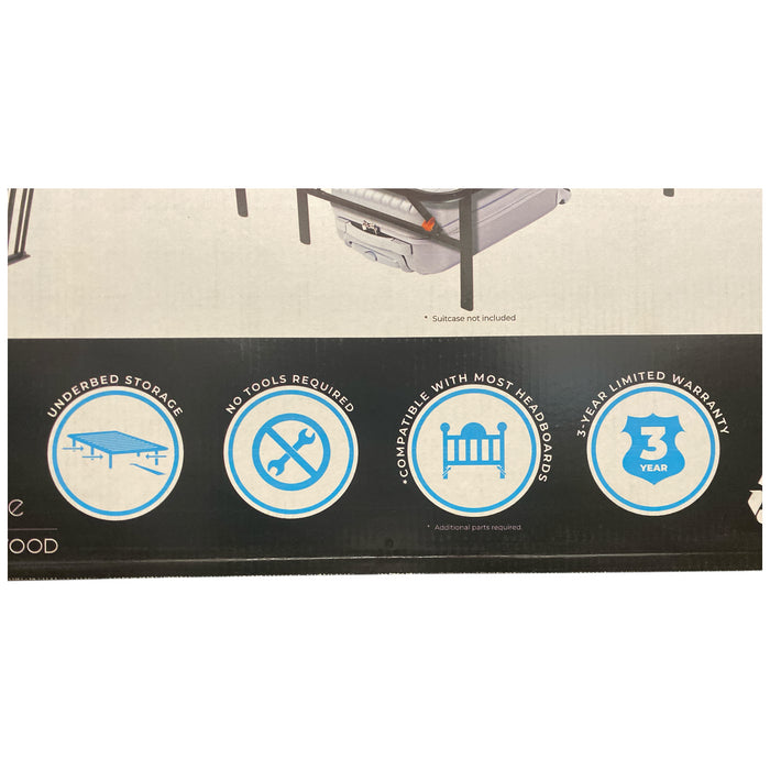 Home by Hollywood Full Mattress Platform with Underbed Storage, 14"