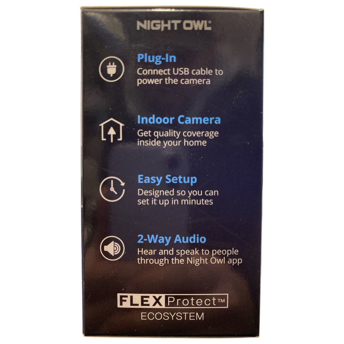 Night Owl Indoor Wi-Fi IP Plug-In 1080p Deterrence Cameras with 2-Way Audio