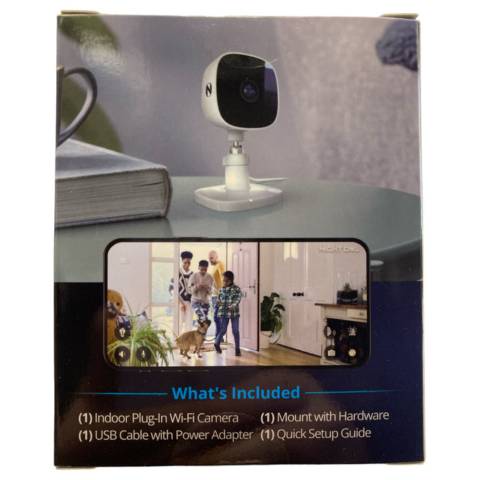 Night Owl Indoor Wi-Fi IP Plug-In 1080p Deterrence Cameras with 2-Way Audio