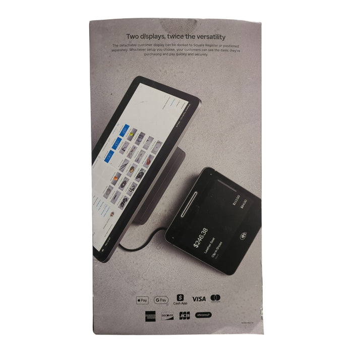 Square Dual Touchscreen POS Register, Model SPS1-01