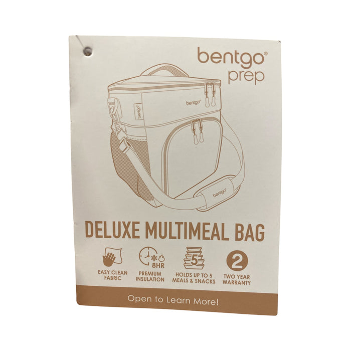 Bentgo Prep Deluxe Premium Insulated Large Capacity Lunch Box Bag, Sand