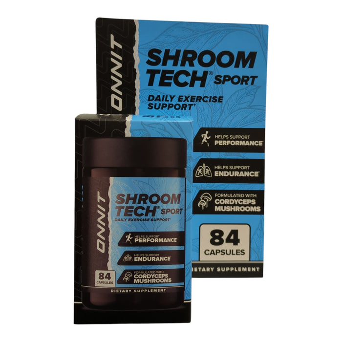 ONNIT Shroom Tech Sport Pre-Workout Energy Support Supplement Capsules, 84 ct