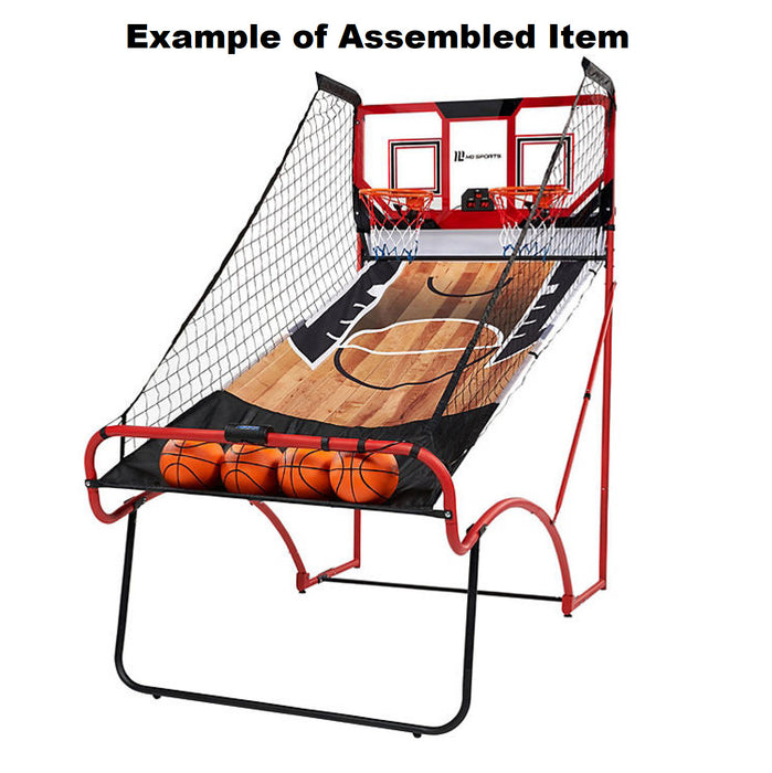MD Sports EZ-Fold 2 Player Basketball Game, 8 Pre-Programmed Games w/ Sound