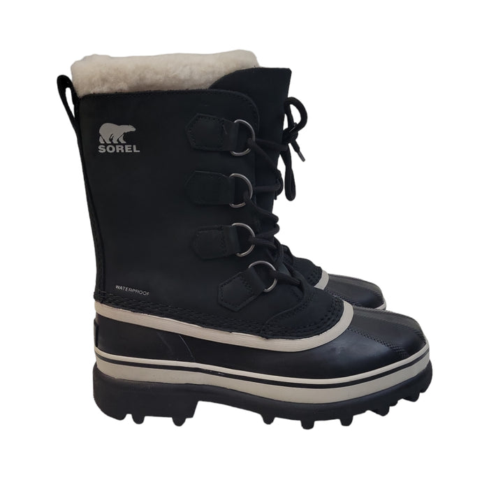 Sorel Women's Caribou Insulated Lace Up Removable Felt Liner Winter Boot