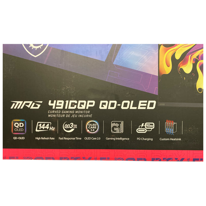 MSI MPG 491CQP QD-OLED 49" DQHD, 144Hz, Curved Gaming Monitor