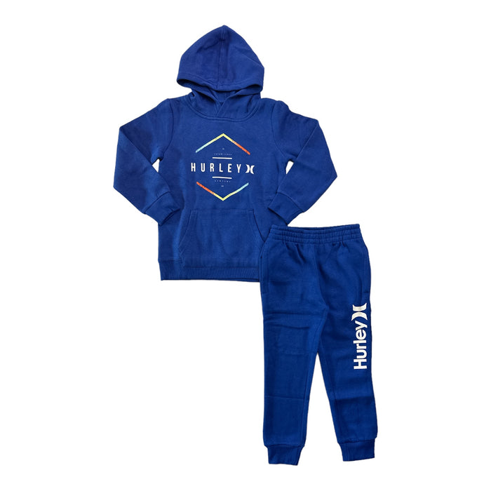 Hurley Boy's Graphic Print 2 Piece Hoodie & Jogger Pant Set