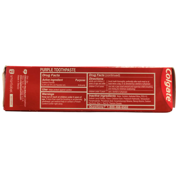 Colgate Optic White Whitening Duo Whitening Toothpaste, 4.2 oz., 4pk